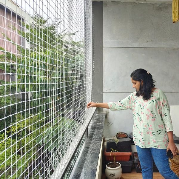 Balcony Safety Nets Close Up