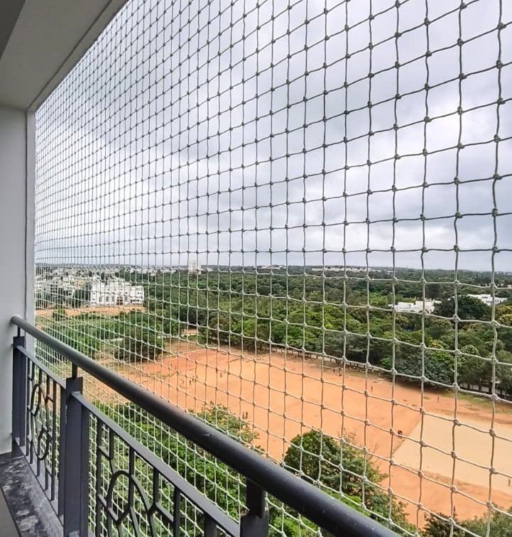 Balcony Safety Nets Background